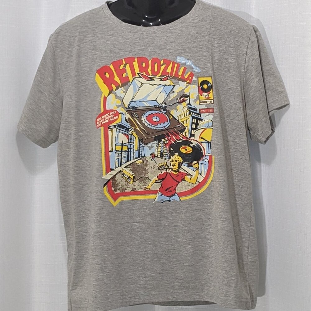 3 Lot  ROMWE  Men's Tee  T-Shirt Casual  Gray/Blue   Size  XL